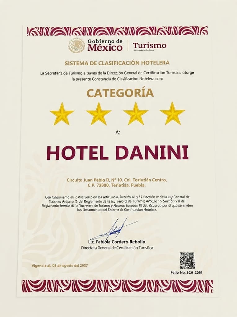 CLASIFICACIÓN HOTELERA