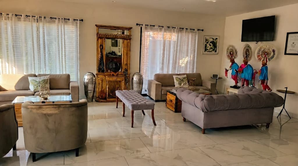 Detalle de zona de espera